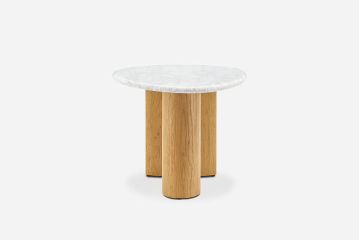 Japandi Marble Side Table - Japandi
