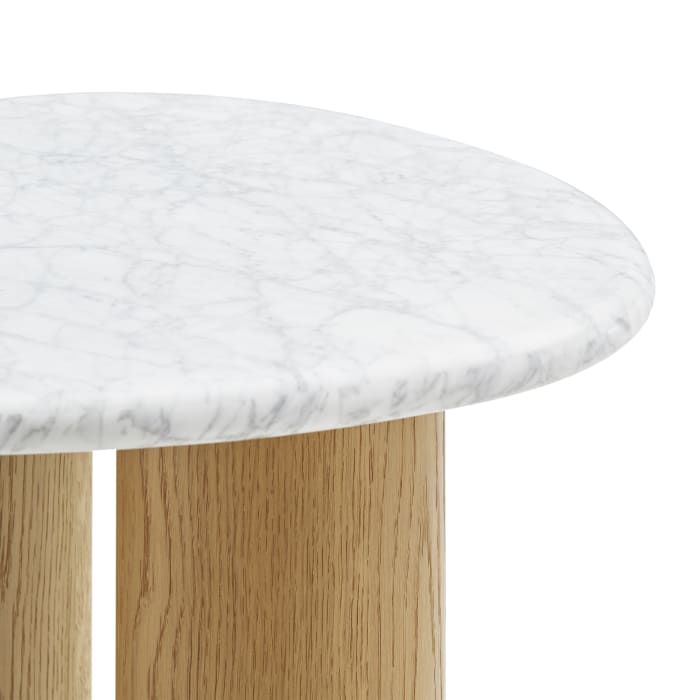 Japandi Marble Side Table - Japandi