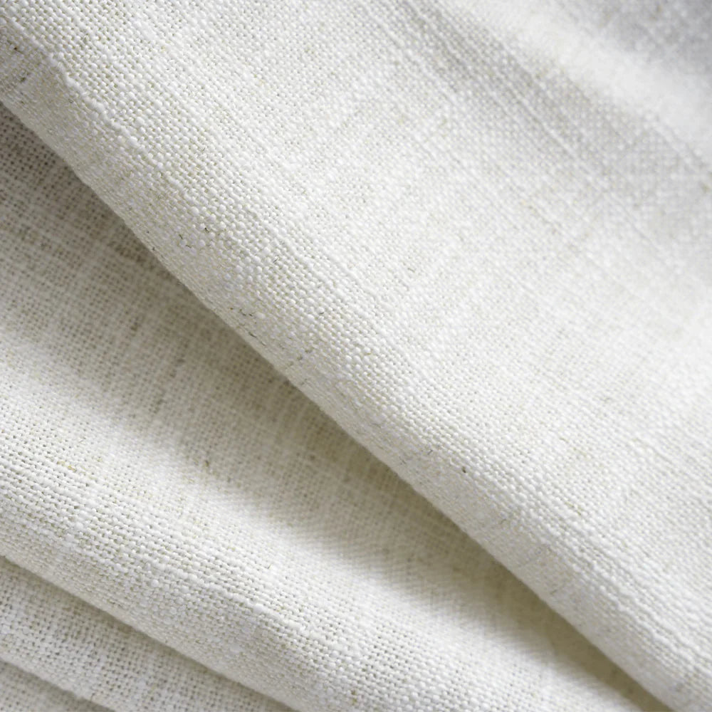 Japandi Linen Blackout Curtains | Soft Top - Japandi