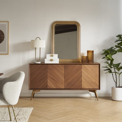 Japandi Walnut Sideboard - Japandi
