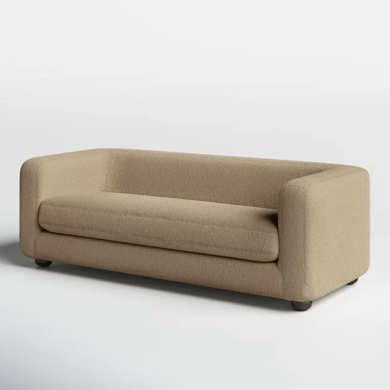 Minimalist Japandi Sofa with Low Back - Japandi