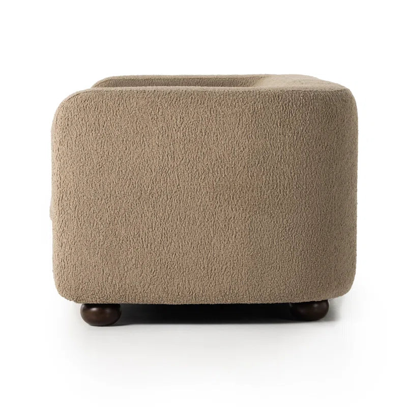 Minimalist Japandi Sofa with Low Back - Japandi