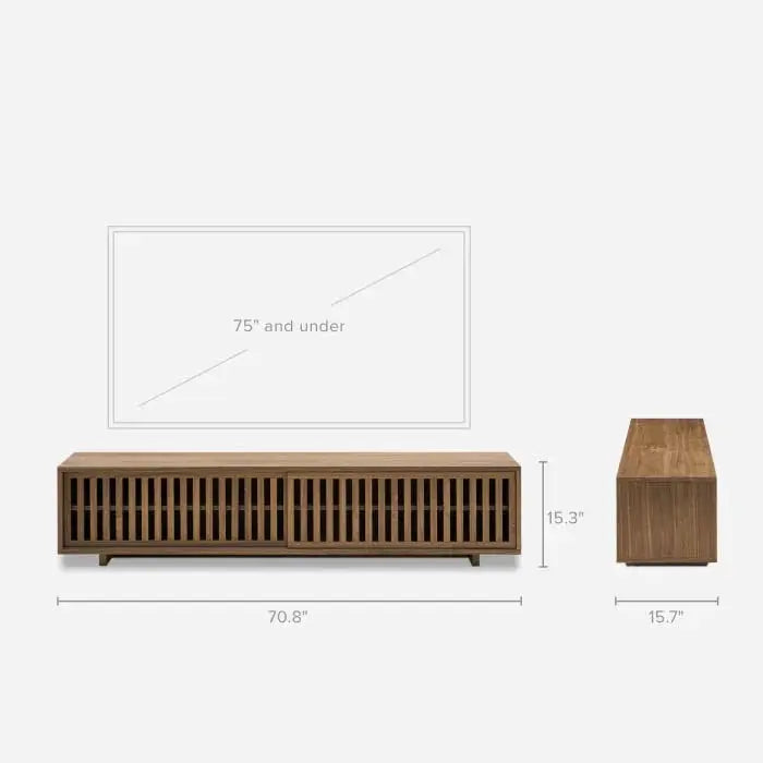 Japandi Small TV Stand - Japandi