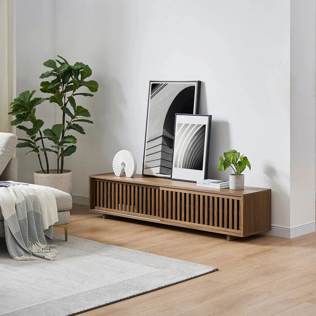 Japandi Small TV Stand - Japandi