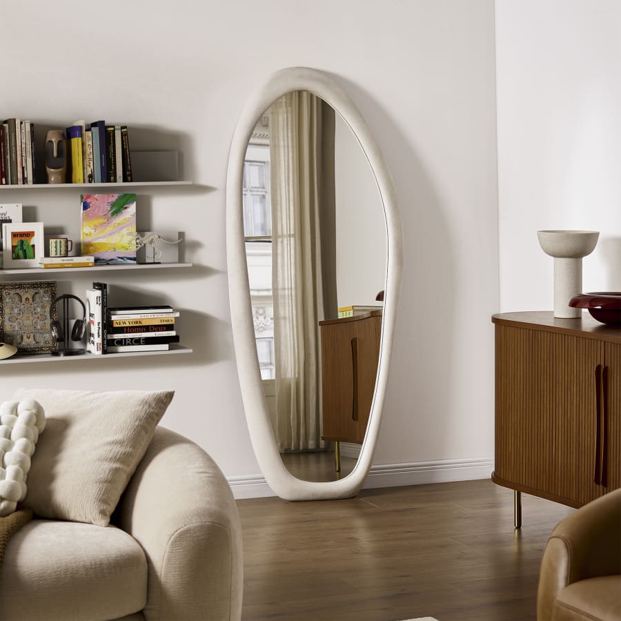 Japandi Irregular Floor Mirror - Japandi