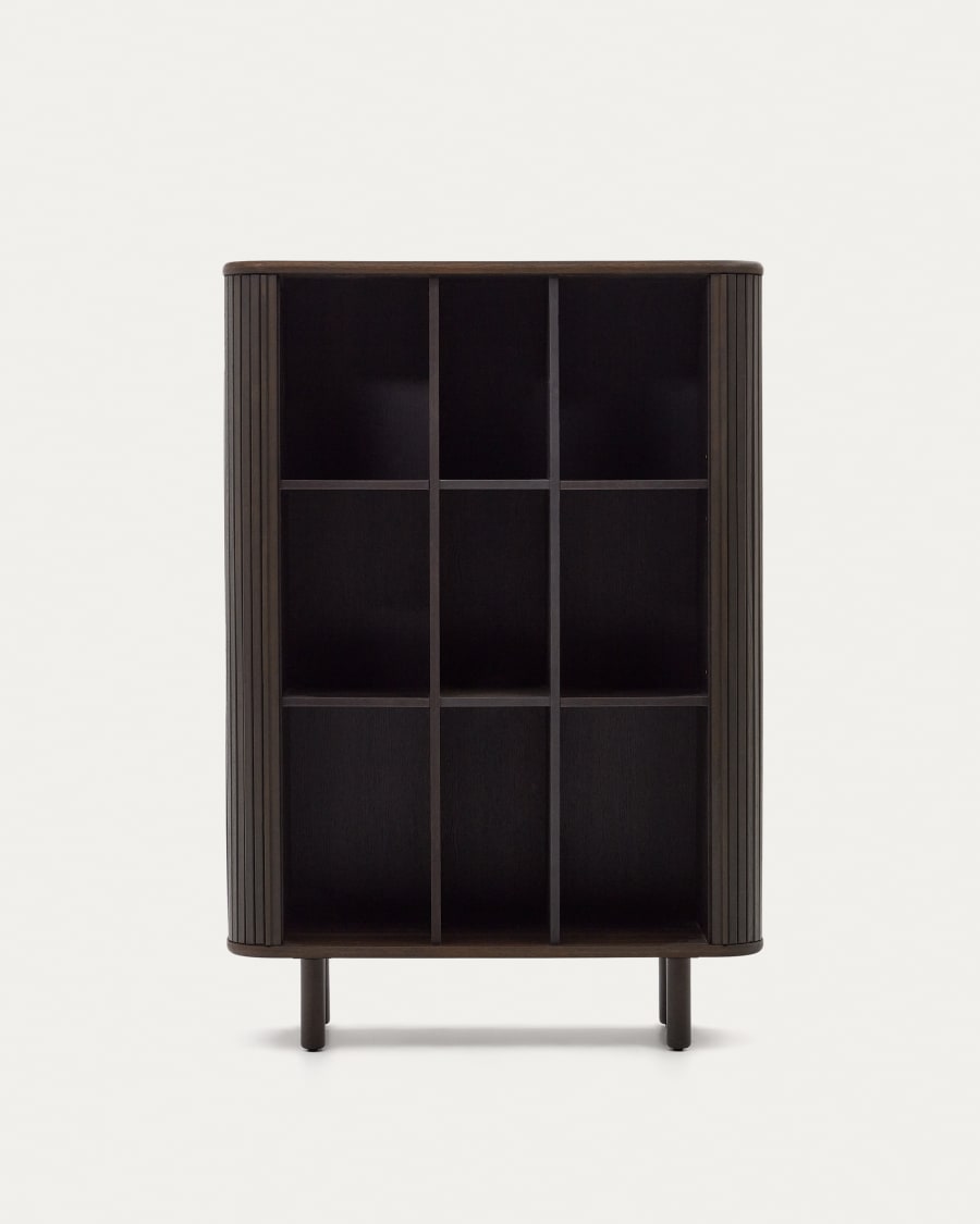 Japandi Black Wood Highboard - Japandi