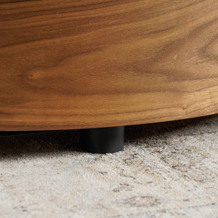 Japandi Side Table with Drawers - Japandi