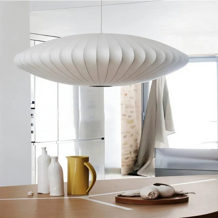 Japandi Floating Disc Pendant Light – Tawat - Japandi