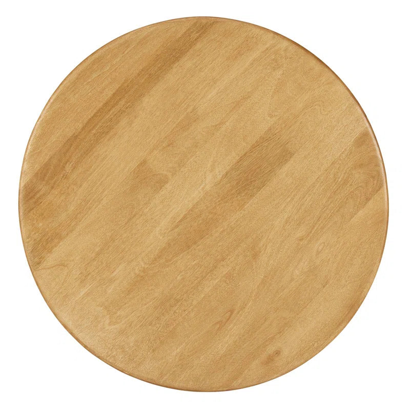 Round Japandi/Mid-Century Coffee Table - Rivian - Japandi