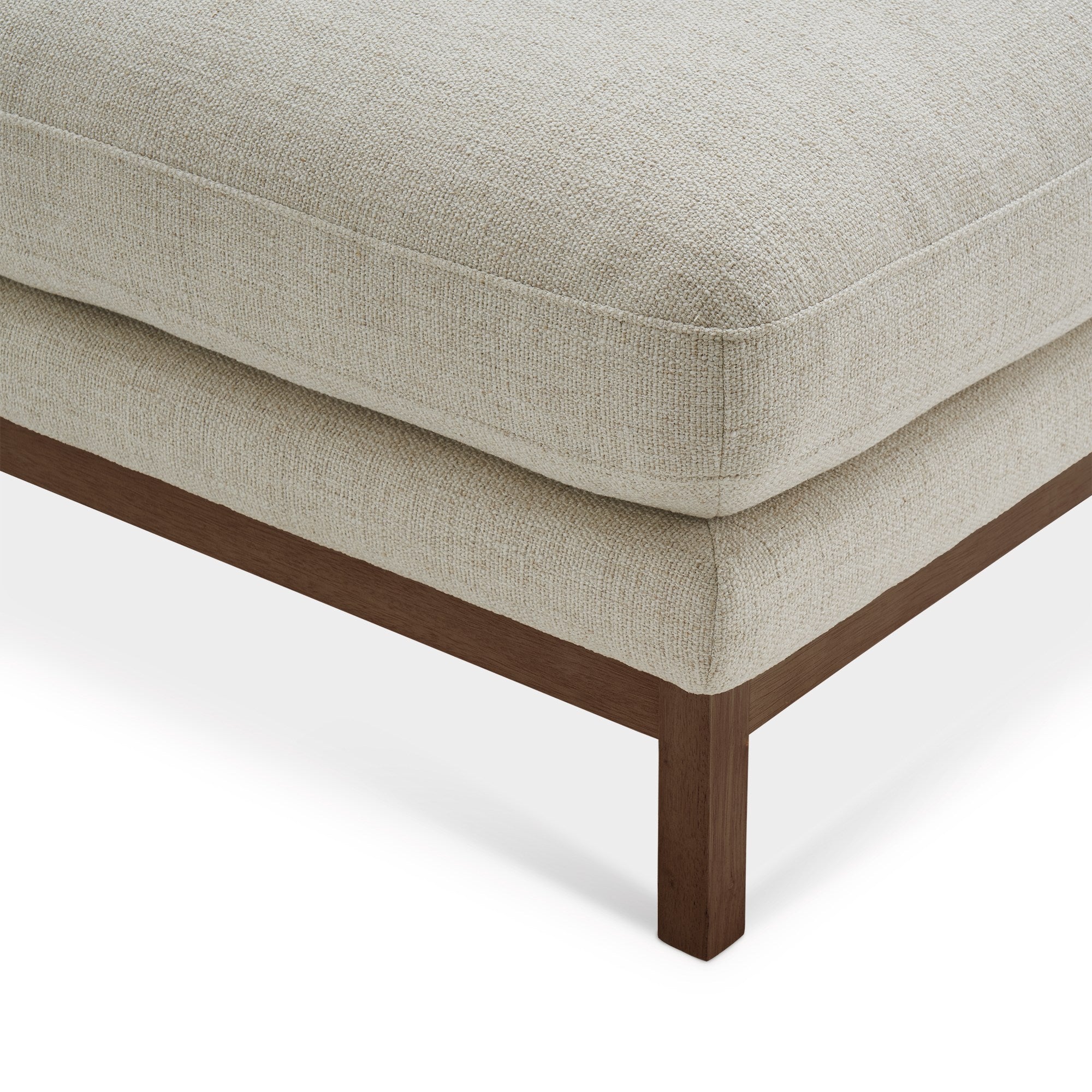 Japandi Fabric Ottoman - Japandi