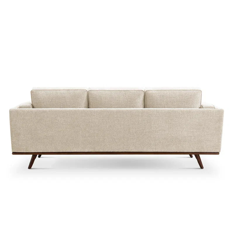 3-Piece Japandi Fabric Sofa Set with Wooden Legs - Japandi