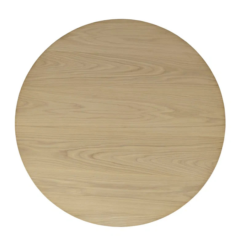 Japandi Fluted Pedestal Coffee Table - Auden - Japandi