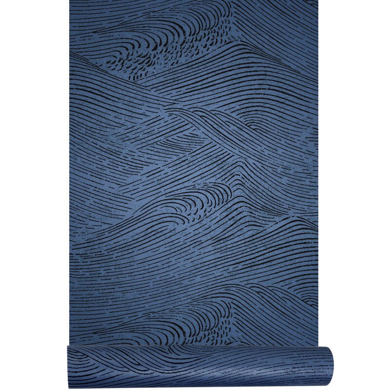Japandi Wave Patterns Wallpaper | Japandi.co - Japandi