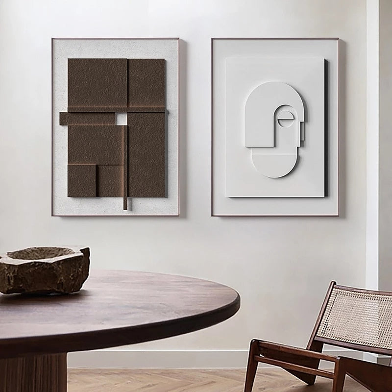 3D Japandi Canva (3 Pieces) - Japandi
