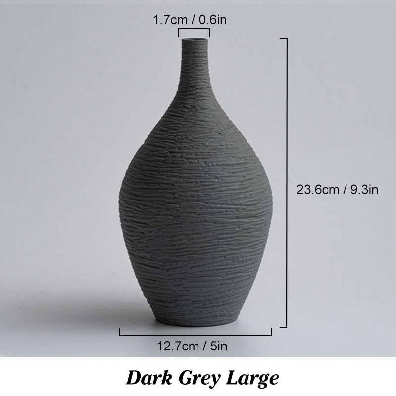 Japandi Narrow Mouth Flowerpot | Japandi.co - Japandi