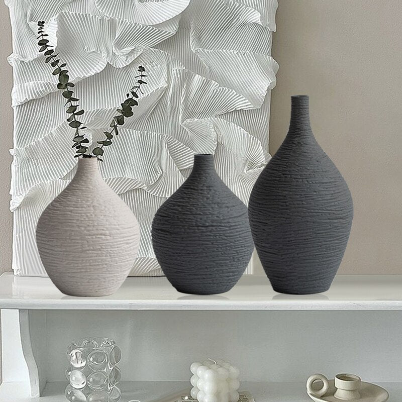 Japandi Narrow Mouth Flowerpot | Japandi.co - Japandi