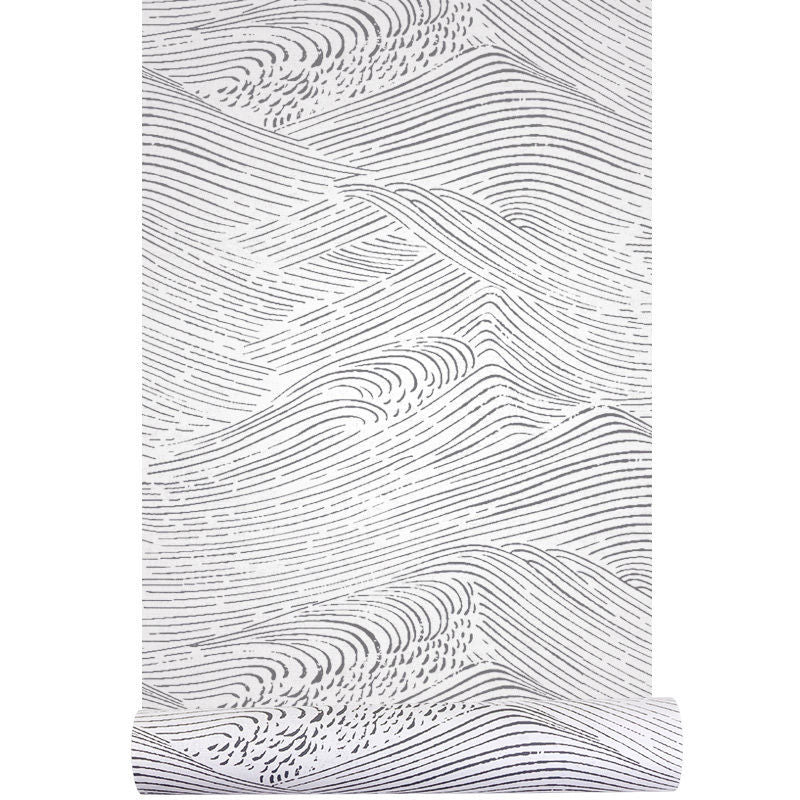 Japandi Wave Patterns Wallpaper | Japandi.co - Japandi