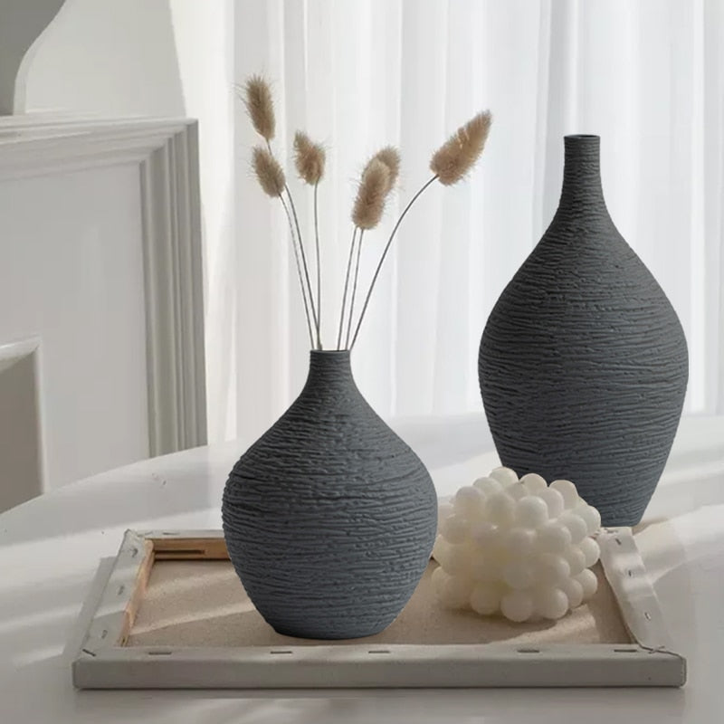 Japandi Narrow Mouth Flowerpot | Japandi.co - Japandi