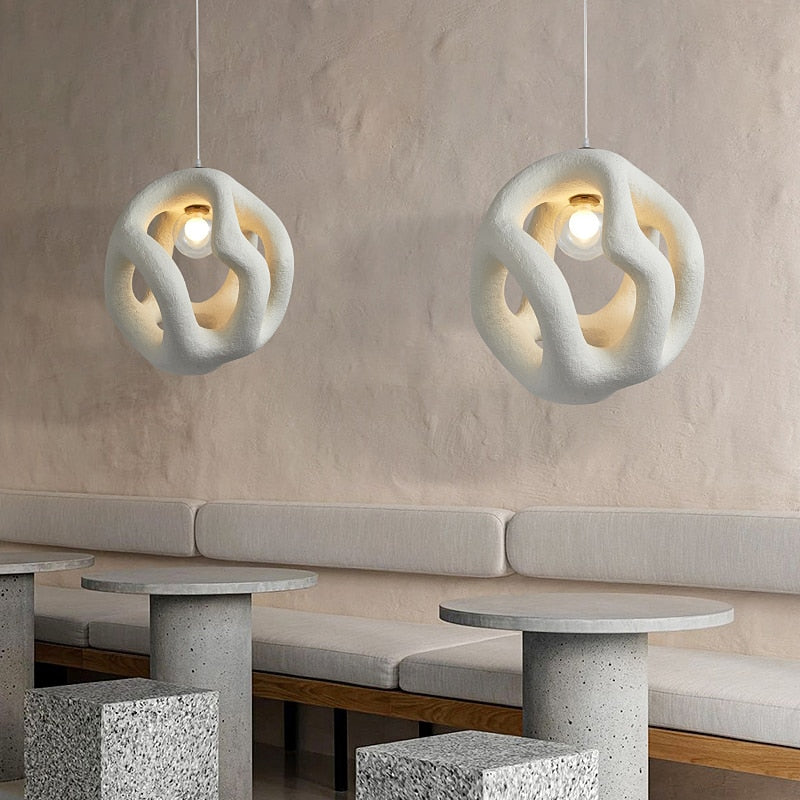 Japandi Organic Pendant Light - Entwine - Japandi