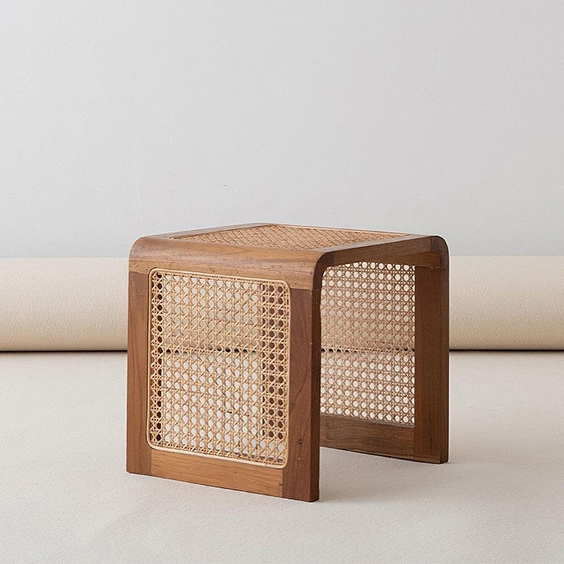 Japandi Rattan Beside Table | Japandi.co - Japandi