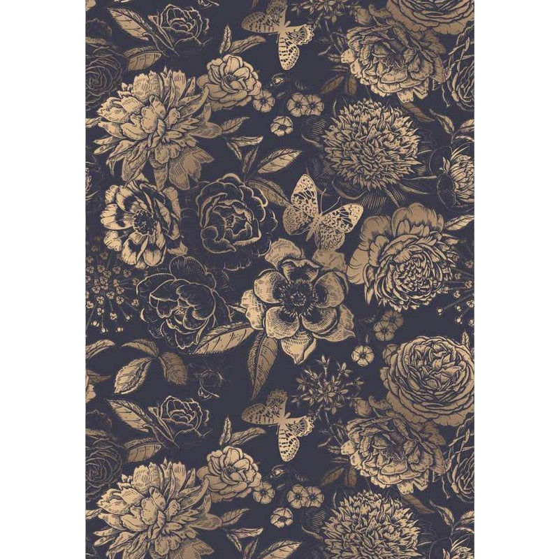Japandi Navy Blue Wallpaper | Japandi.co - Japandi