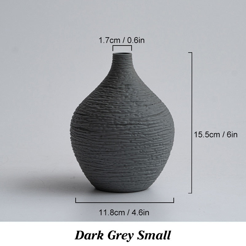 Japandi Narrow Mouth Flowerpot | Japandi.co - Japandi