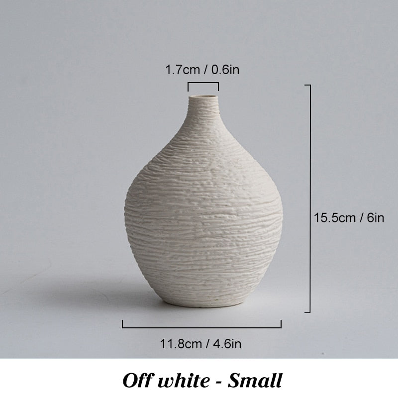 Japandi Narrow Mouth Flowerpot | Japandi.co - Japandi