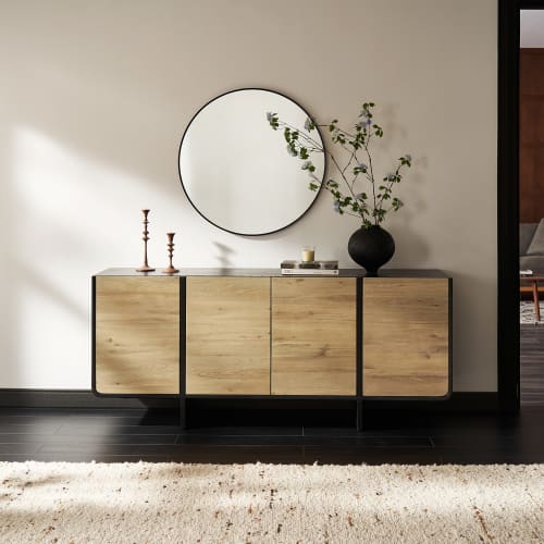 Japandi 4 Door Sideboard - Japandi