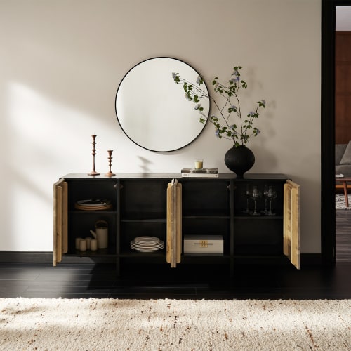 Japandi 4 Door Sideboard - Japandi