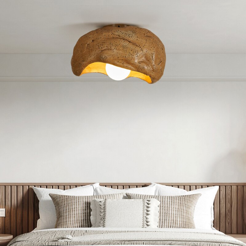 Brown Japandi Ceiling Light | Japandi.co - Japandi