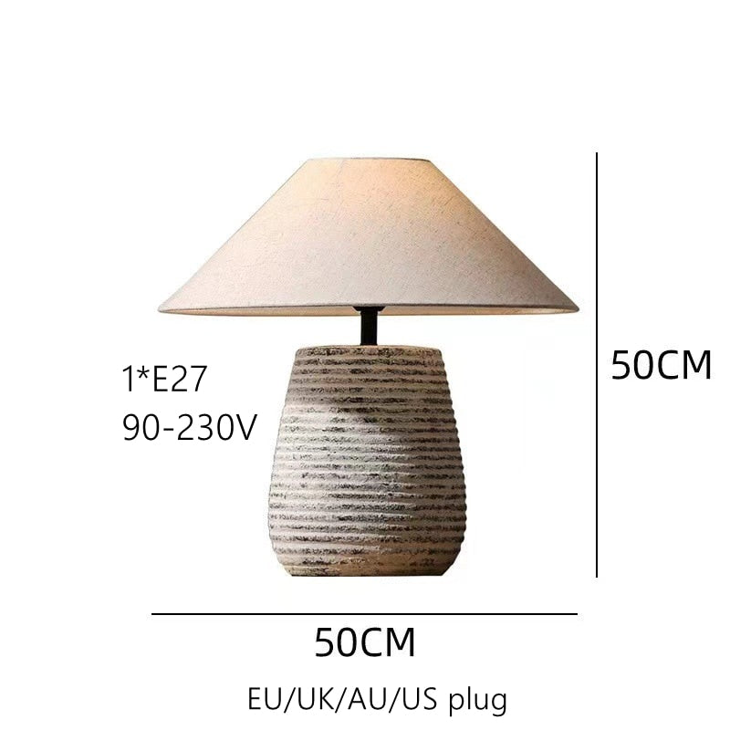 Japandi Ceramic Beside Table Lamp | Japandi.co - Japandi