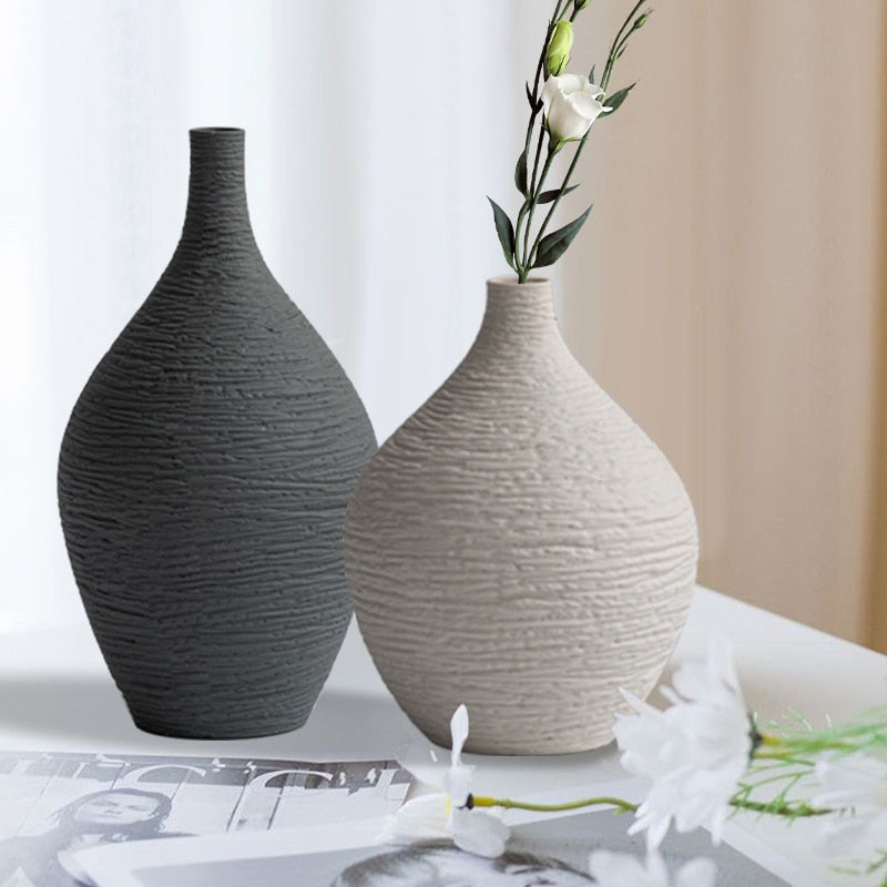 Japandi Narrow Mouth Flowerpot | Japandi.co - Japandi
