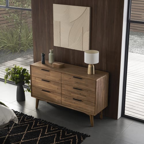 Japandi Wooden Dresser - Japandi