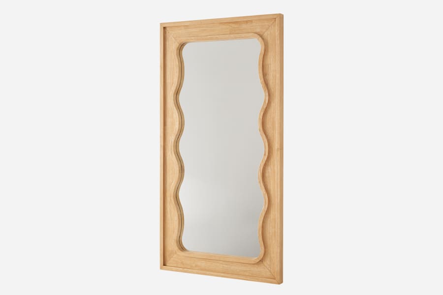 Japandi Large Wooden Mirror - Japandi