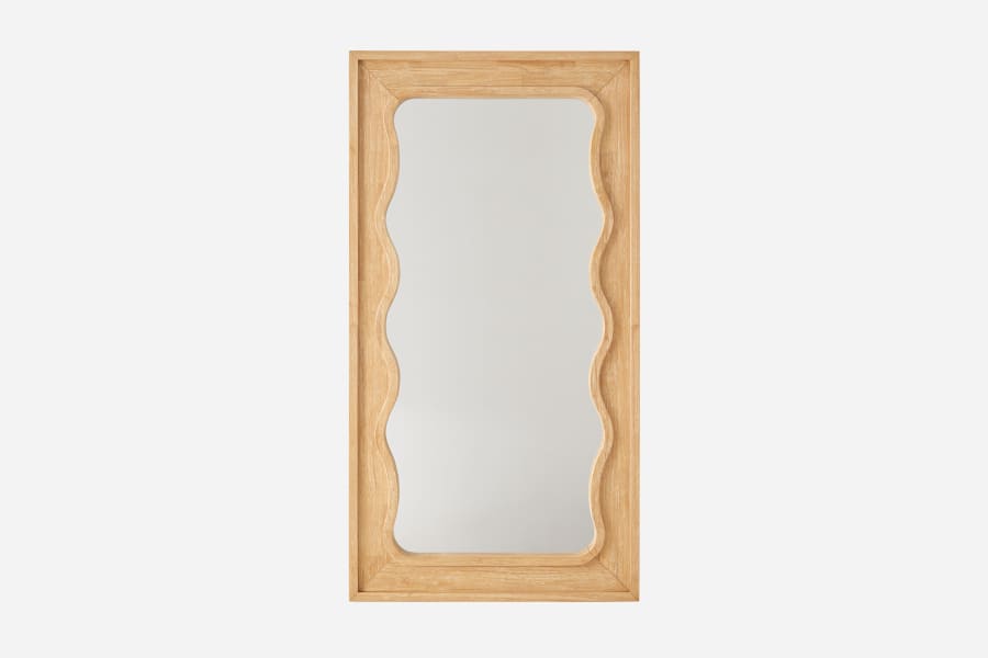 Japandi Large Wooden Mirror - Japandi