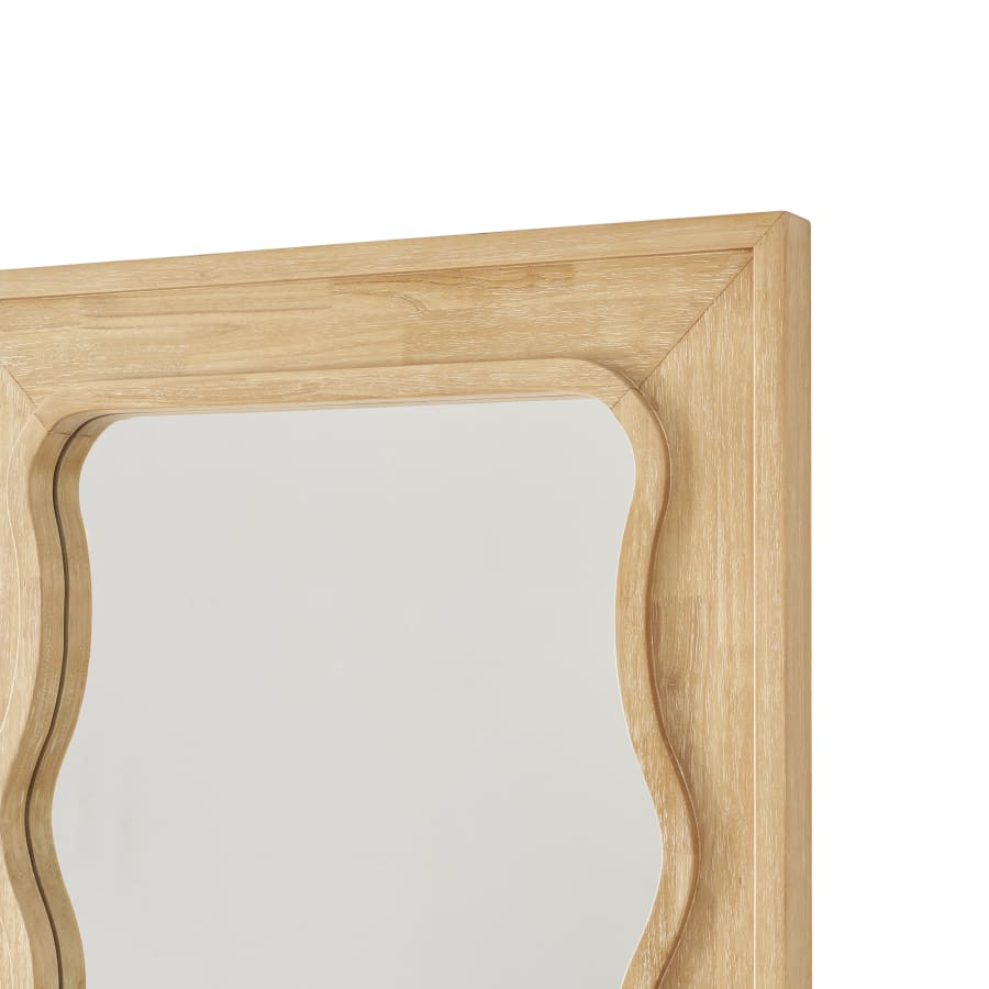 Japandi Large Wooden Mirror - Japandi