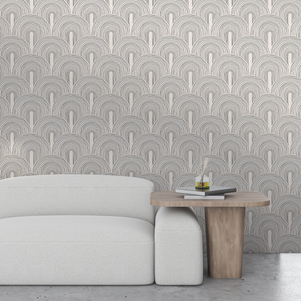 Japandi Living Room Wallpaper | Japandi.co - Japandi