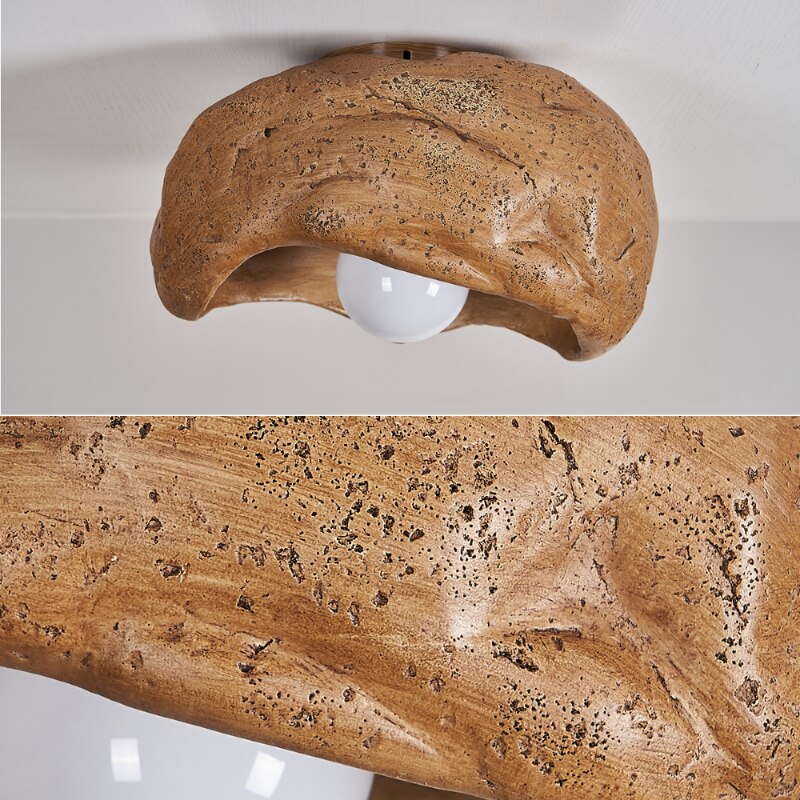 Brown Japandi Ceiling Light | Japandi.co - Japandi
