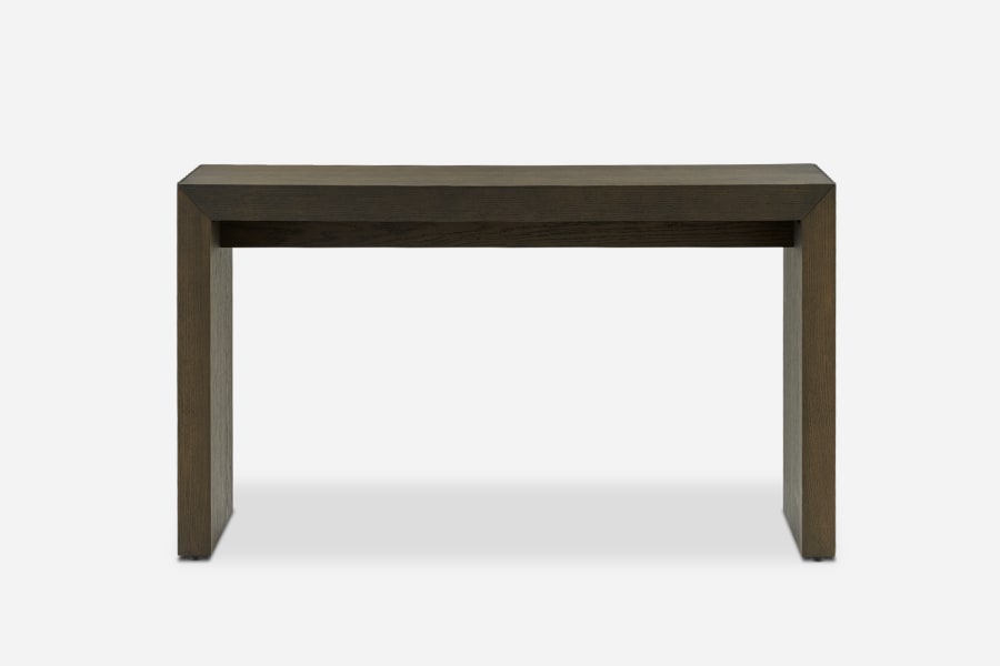 Japandi Black Wood Console Table - Japandi