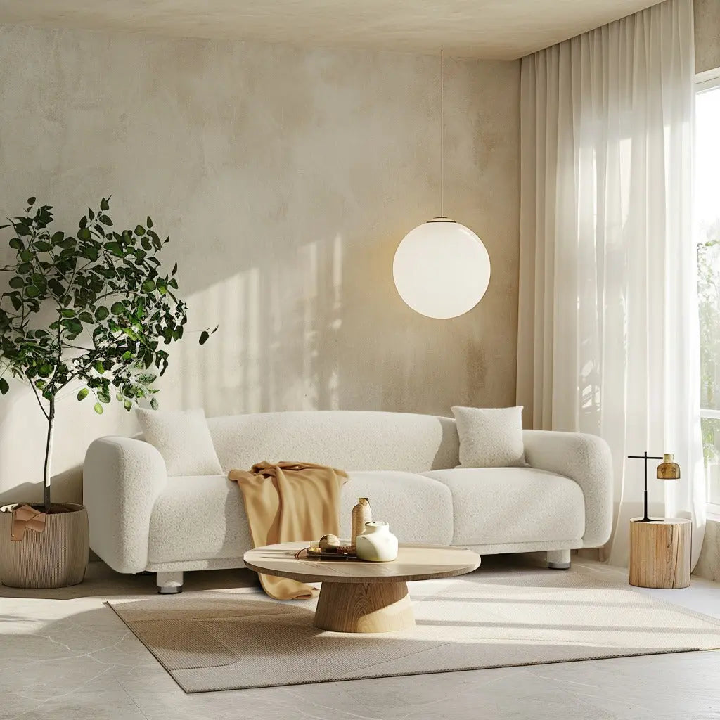 Japandi Upholstered Sofa - Japandi