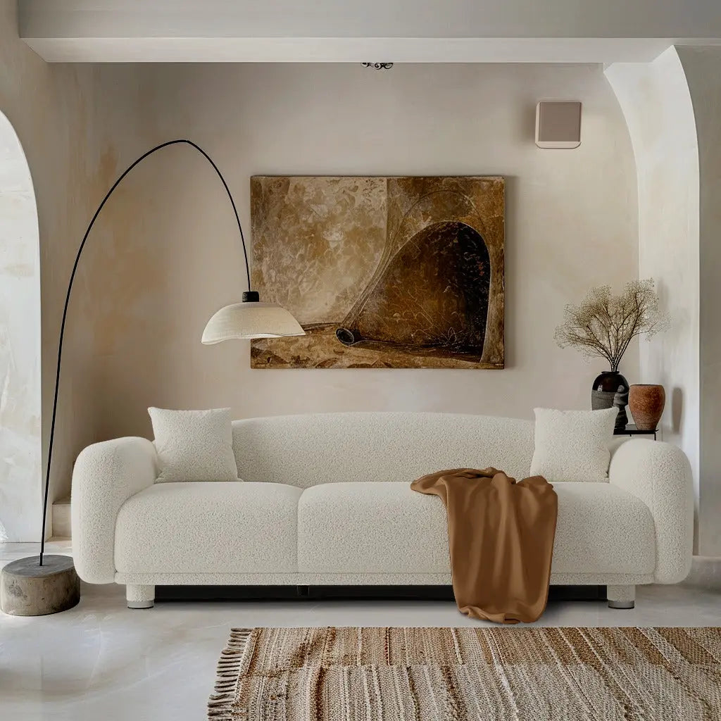 Japandi Upholstered Sofa - Japandi