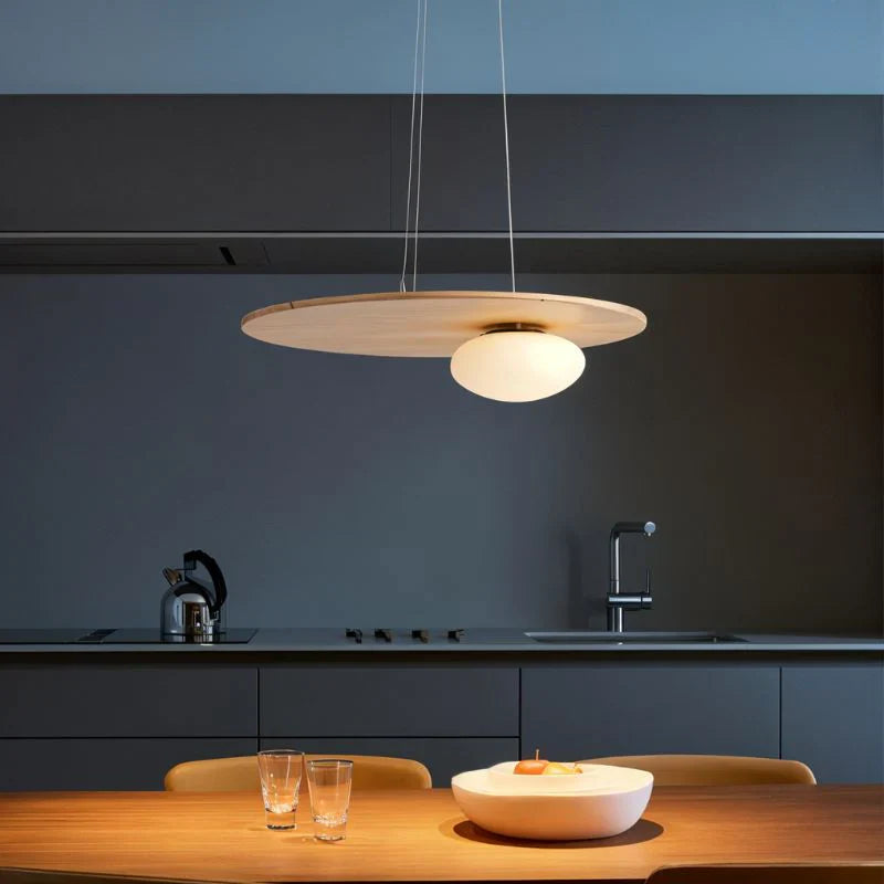 Japandi Organic Dome Pendant Light – Auma - Japandi