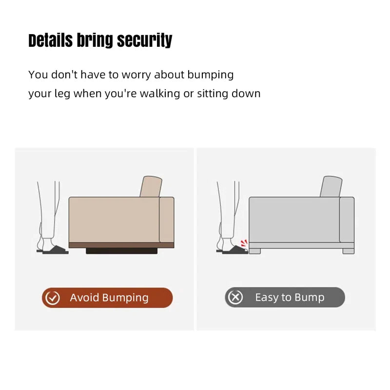 Square Arm Modular Japandi Sofa in Linen - Japandi