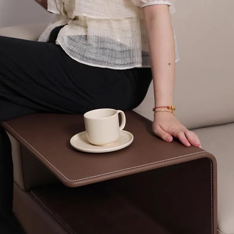 Square Arm Modular Japandi Sofa in Linen - Japandi