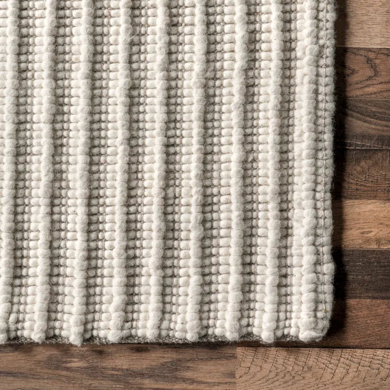 Japandi High-Low Striped Rug - Japandi