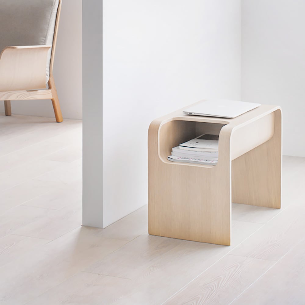 Japandi C-Style End Table - Japandi