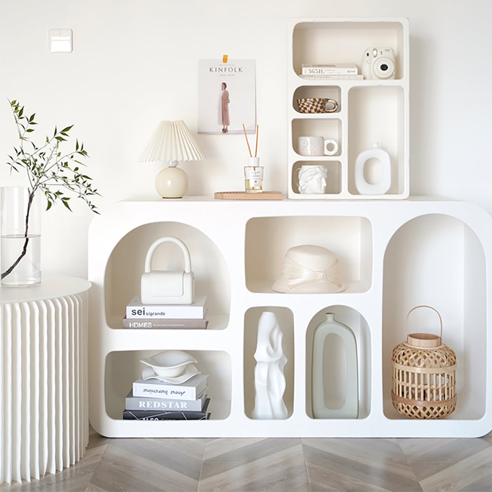 Japandi Storage Console Table - Japandi