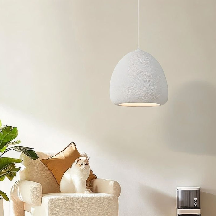 Japandi Brushed Brass Pendant Light – Alara - Japandi