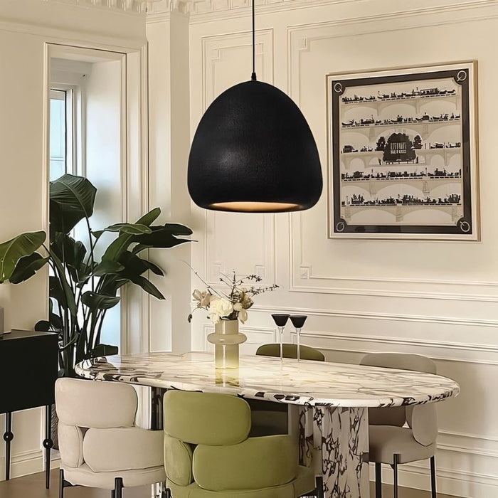 Japandi Brushed Brass Pendant Light – Alara - Japandi