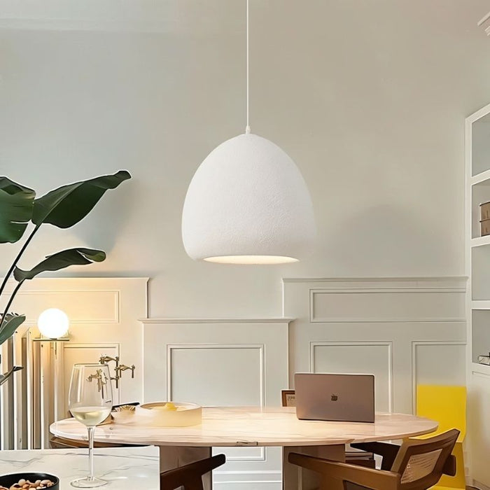 Japandi Brushed Brass Pendant Light – Alara - Japandi